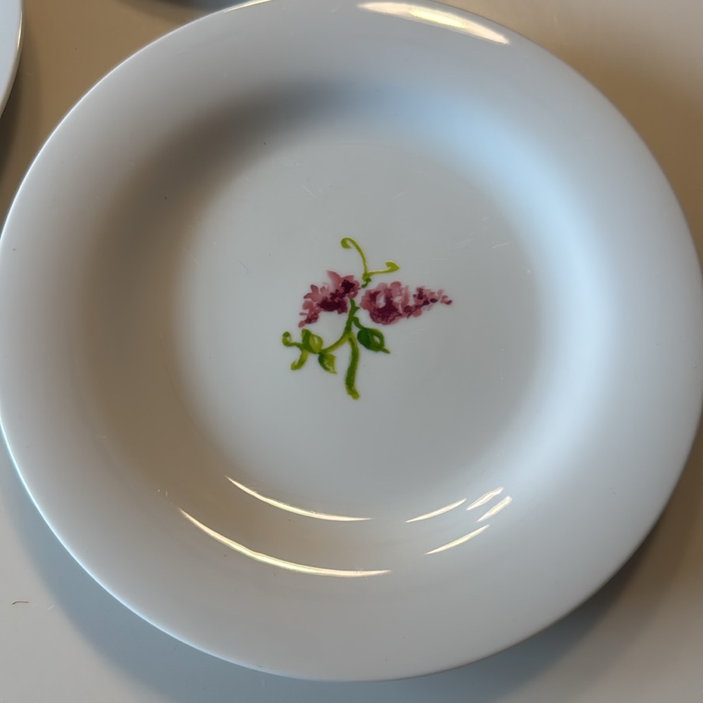 Pottery Barn BLOOM salad appetizer plates - set of 5 - Picture 4 of 5